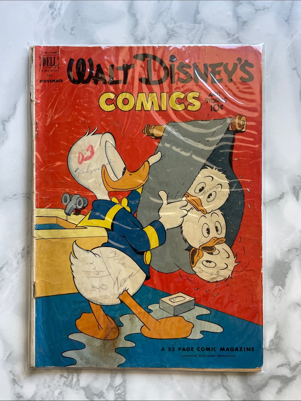 Walt Disney's Comics and Stories #146 1952 - poor
